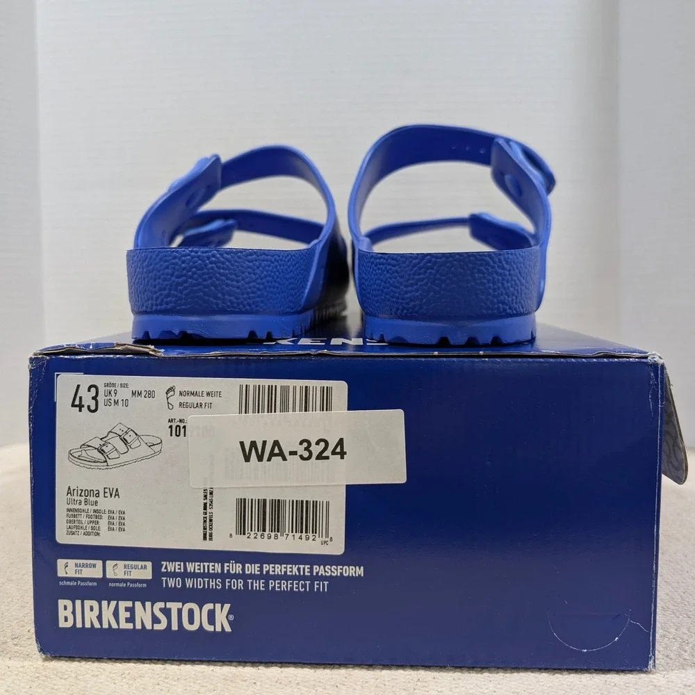 Birkenstock Arizona EVA Ultra Blue Sandals Mens 10 Womens 12 EU 43 1019100 NIB